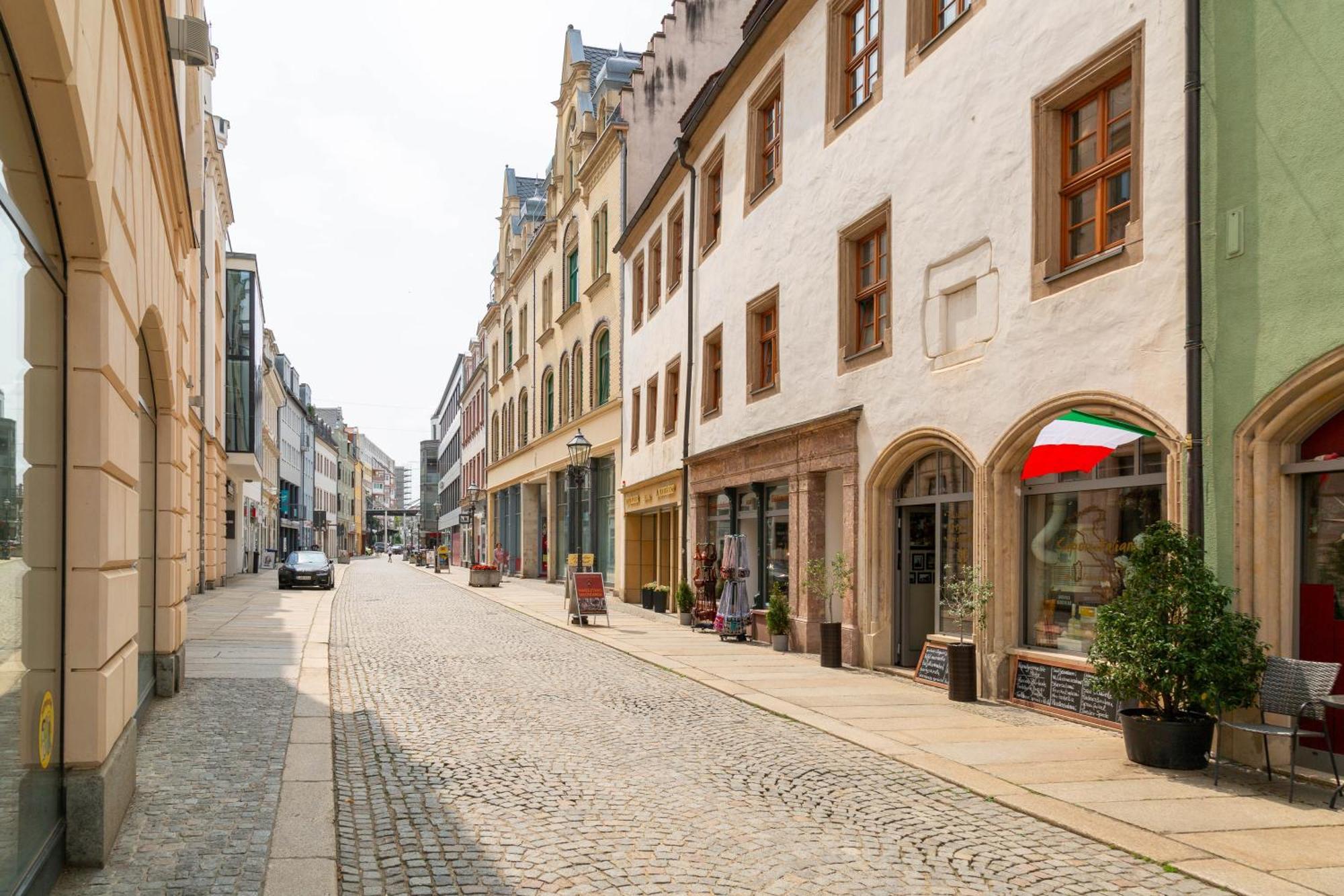 Soulscape Apartments Loft Zwickau Citycenter Mit Tg-Stellplatz, Magenta-Tv Und Klima エクステリア 写真
